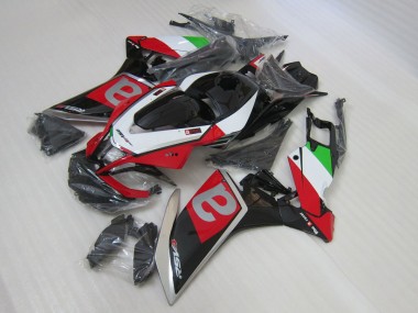 Preisgünstige Aprilia RSV4 09-15 Vollverkleidung - Schwarz Rot