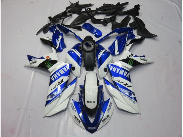 Preisgünstige Yamaha R3 15-22 Verkleidungen - Weiß Monster Preisgünstige Yamaha R3 15-22 Verkleidungen - Weiß Monster