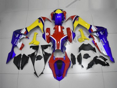 Preisgünstige Honda CBR 1000 RR 17-23 Verkleidungen - Blau Gelb Rot