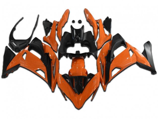 Preisgünstige Kawasaki EX650 17-19 Verkleidungen - Orange Schwarz Preisgünstige Kawasaki EX650 17-19 Verkleidungen - Orange Schwarz