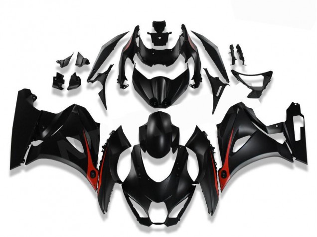 Preisgünstige Suzuki GSXR 1000 17-23 Verkleidungen - Schwarz Rot Preisgünstige Suzuki GSXR 1000 17-23 Verkleidungen - Schwarz Rot