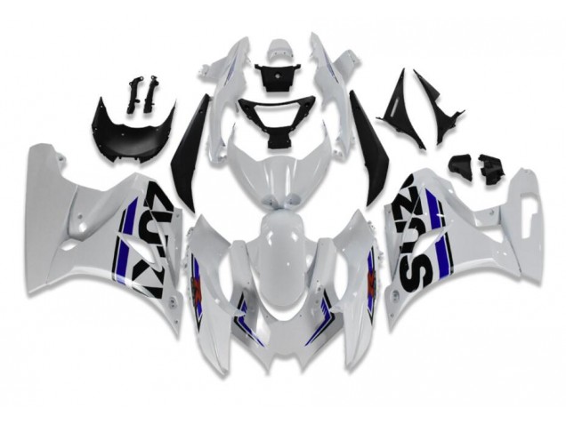 Preisgünstige Suzuki GSXR 1000 17-23 Verkleidungen - Weiß Blau Preisgünstige Suzuki GSXR 1000 17-23 Verkleidungen - Weiß Blau