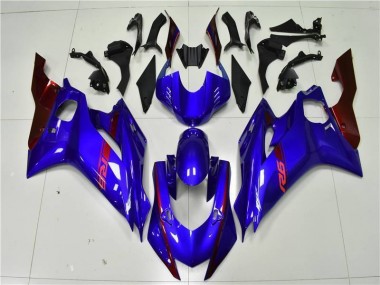 Preisgünstige Yamaha R6 17-23 Verkleidungen - Blau Rot
