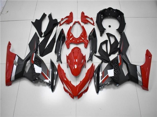 Preisgünstige Kawasaki EX400 18-24 Verkleidungen - Rot Schwarz